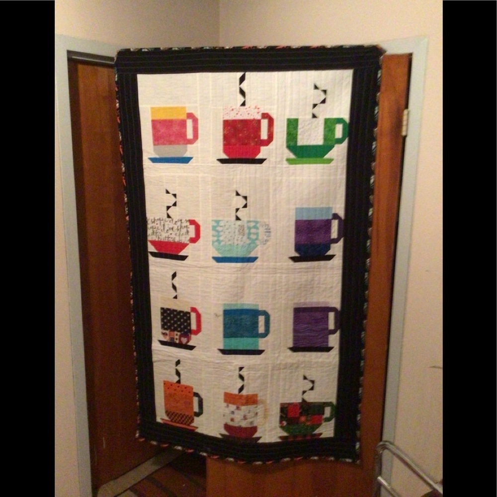 - Coffee lovers dream throw/ tablecloth/wall hanging